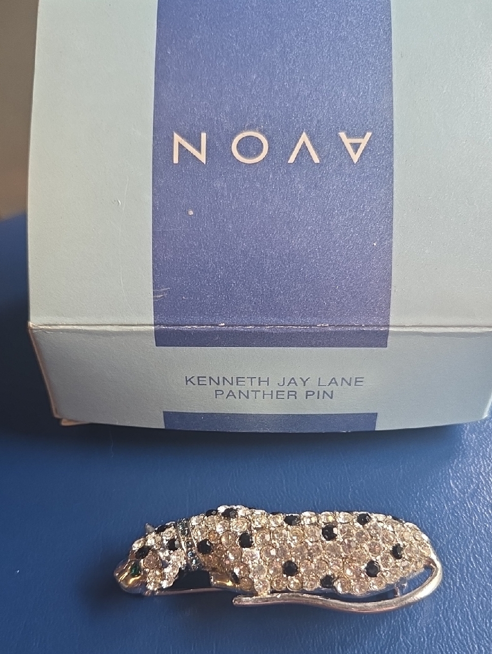 Avon Silver-Tone Panther Brooch